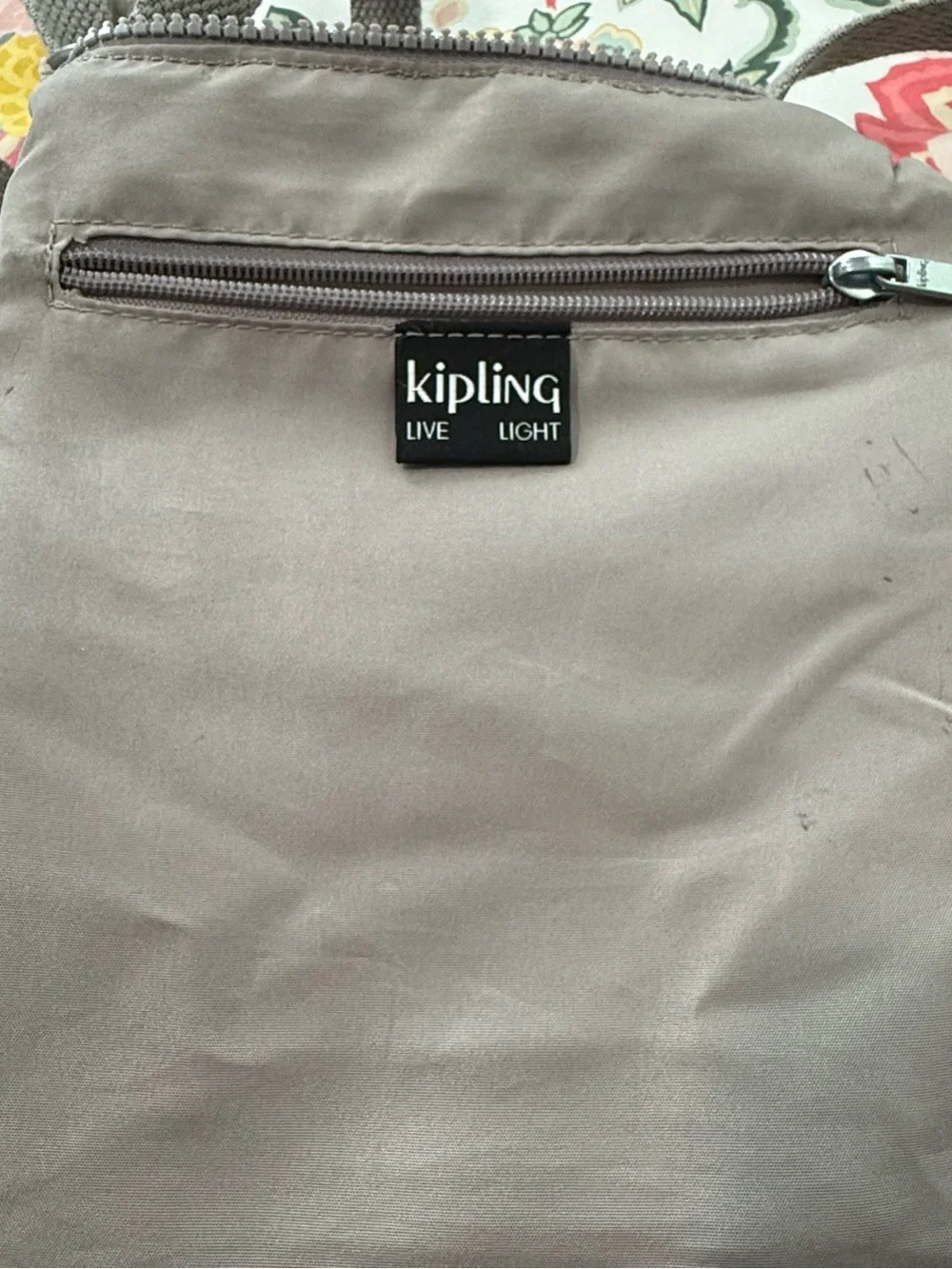 Kipling Small Crossbody Bag in Taupe
